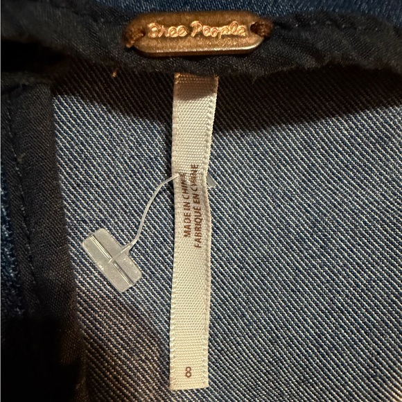 FREE PEOPLE SIZE 8 Perfect Condition Denim Skirt C Pictures 4 Measurements 😍🥰❤️ - Picture 6 of 11